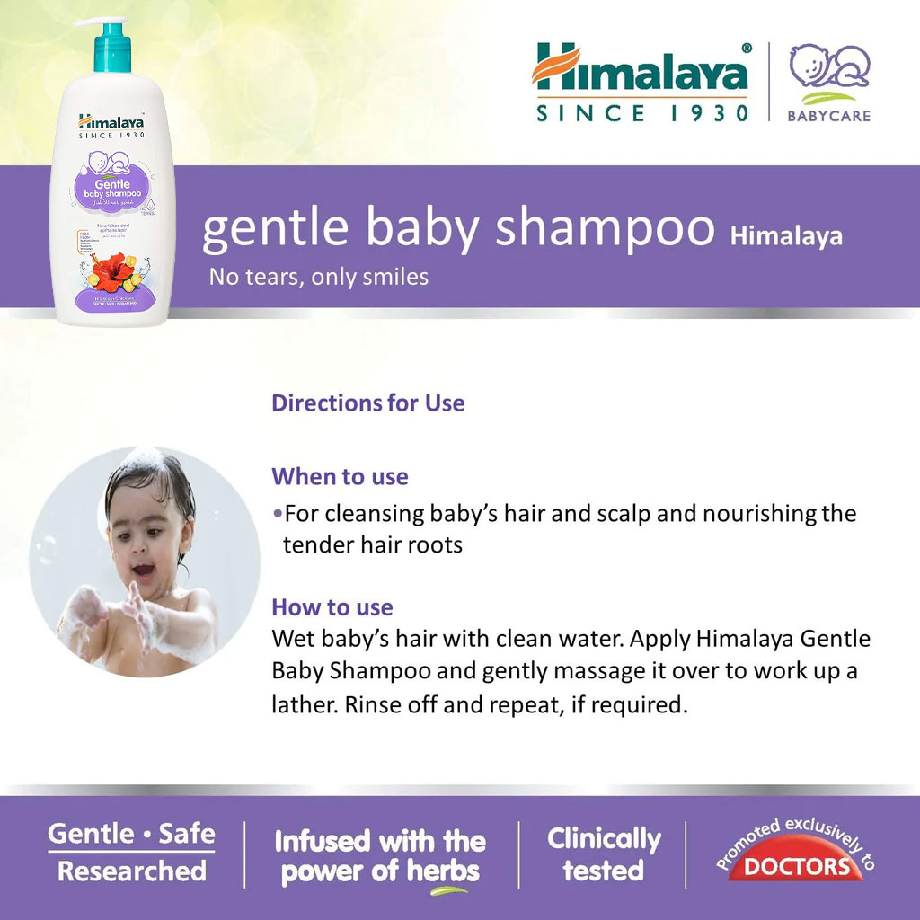 Himalaya Gentle Baby Shampoo With Hibiscus & Chickpea 800ml