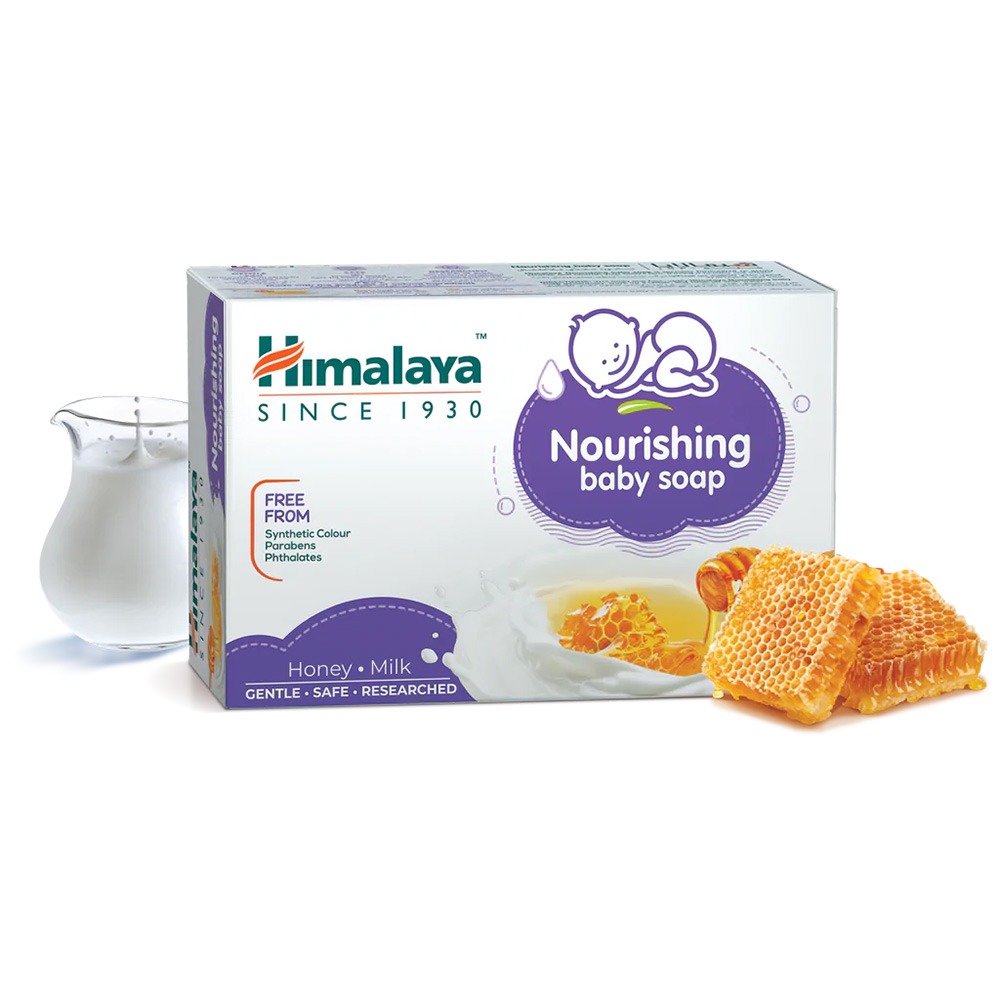 Himalaya Nourishing Baby Soap With Honey And Milk 125g, Pack of 6