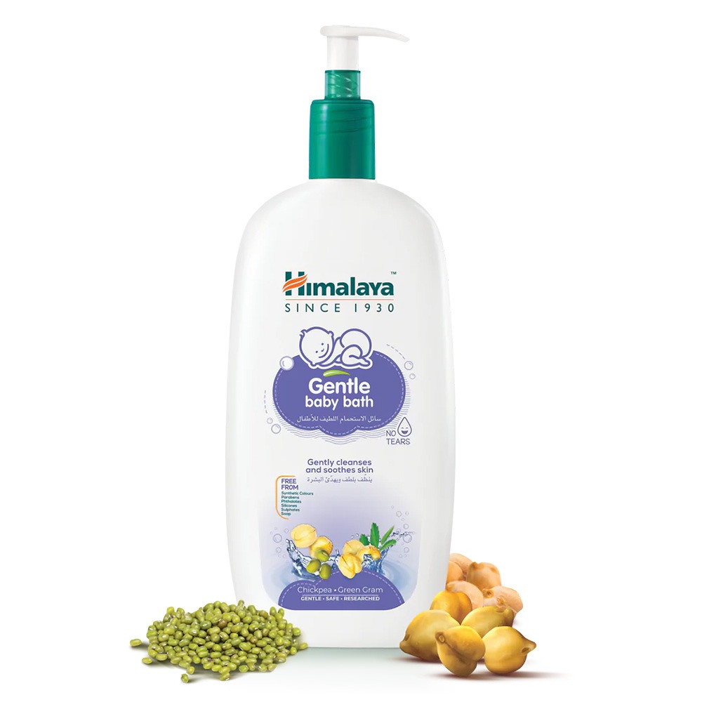 Himalaya Gentle Baby Bath With Chickpea And Green Gram 800ml