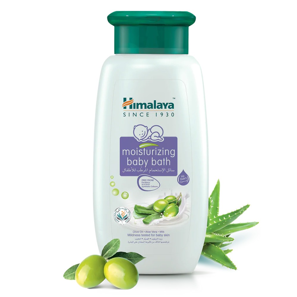 Himalaya Moisturizing Baby Bath With Olive Oil & Aloe Vera 400ml