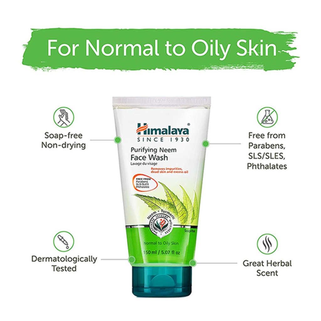 Himalaya Purifying Neem Face Wash With Turmeric 150ml