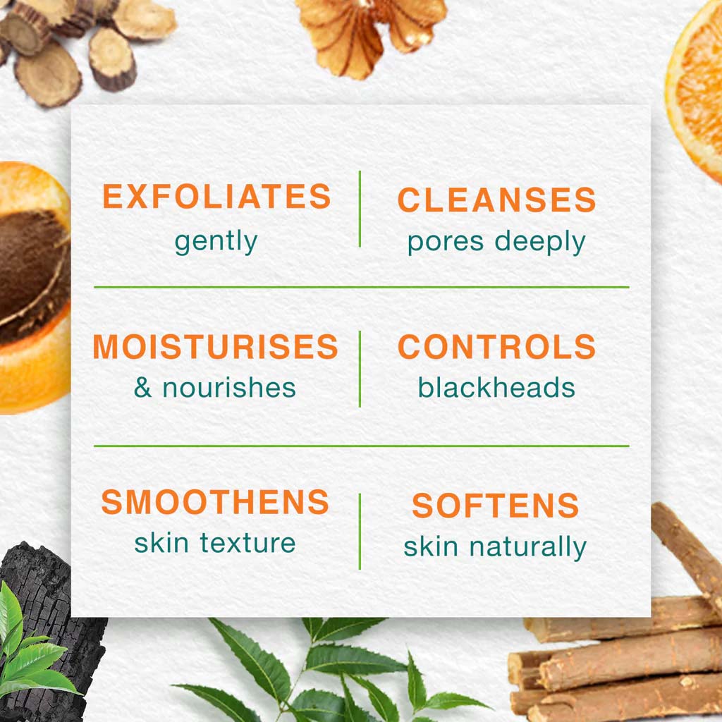 Himalaya Tan Removal Orange Face Scrub With Orange Peel And Oatmeal 150ml