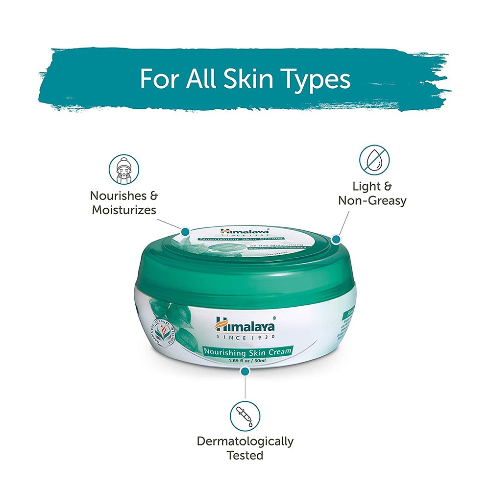 Himalaya Nourishing Skin Cream With Aloe Vera And Winter Cherry 150ml, Pack of 2