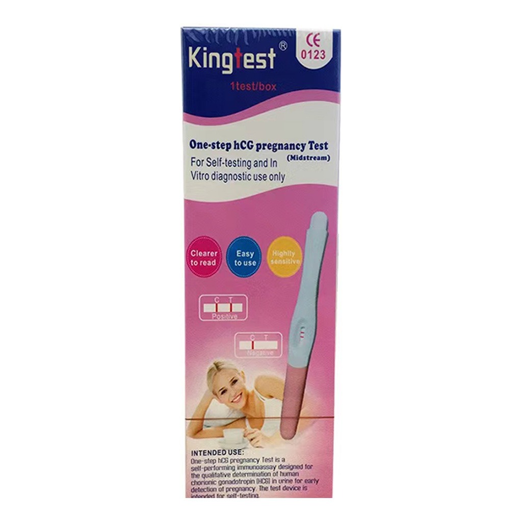 King Test Rapid One Step hCG Midstream Pregnancy Test Kit