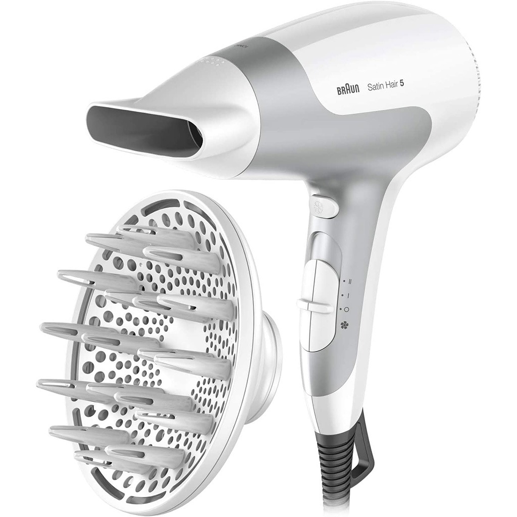 Braun Satin Hair 5 Hair Dryer HD585 With Diffuser And Ionic Function