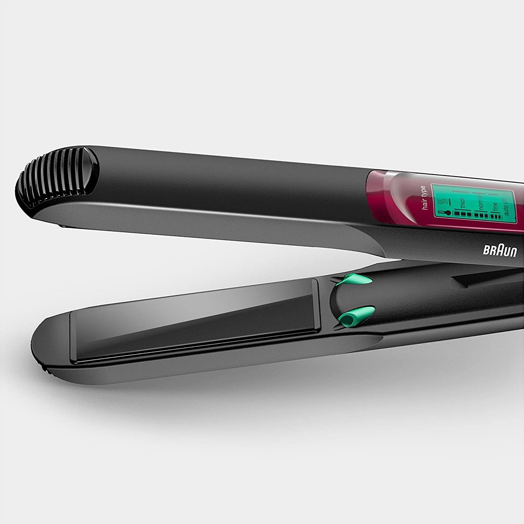 Braun Satin Hair 7 Hair Straightener With Color Saver And Iontec Technology Straightener ST750