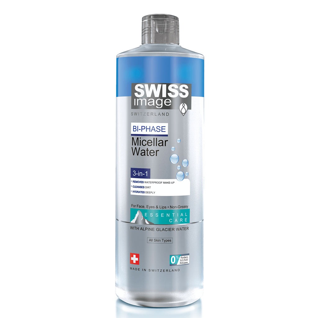 Swiss Image Essential Care Bi-Phase 3-In-1 Make-up Removing Micellar Water 400ml