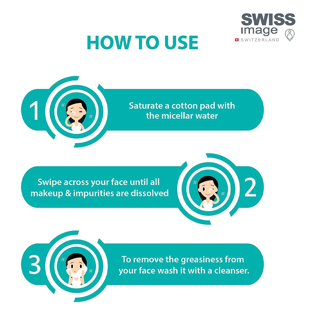 Swiss Image Essential Care Refreshing Micellar Water For Make-up Removal 400ml