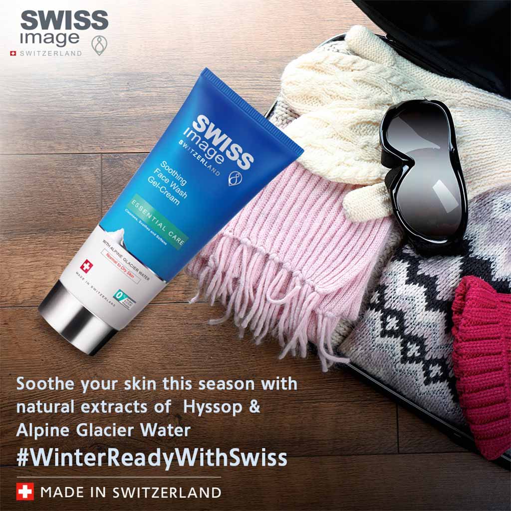 Swiss Image Essential Care Soothing Face Wash Gel-Cream For Normal To Dry Skin 200ml