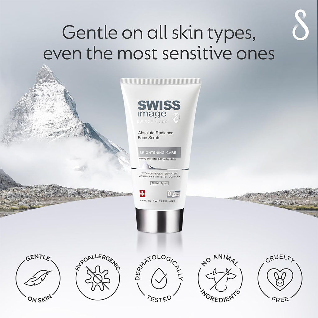 Swiss Image Brightening Care Absolute Radiance Face Scrub For All Skin Types 150ml