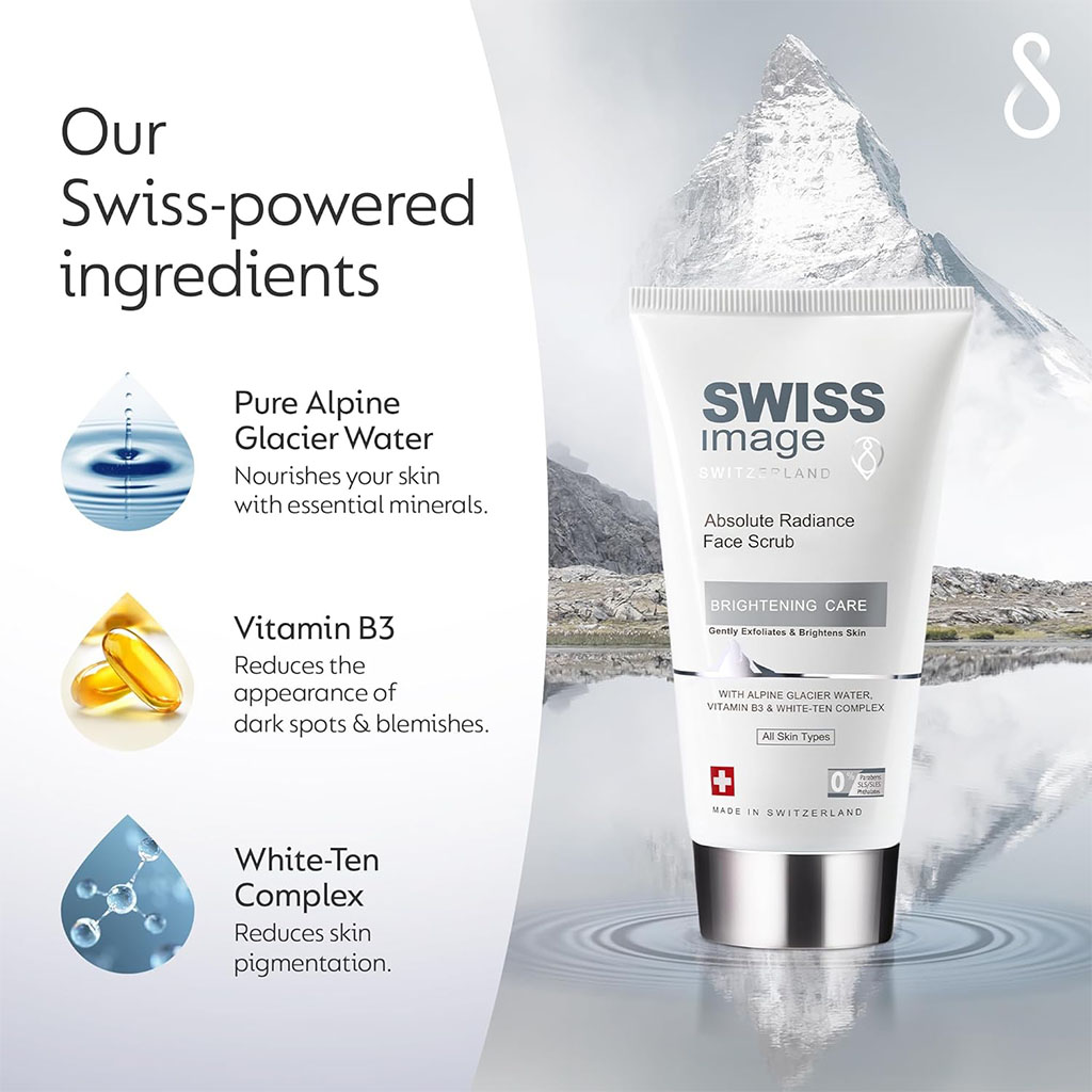 Swiss Image Brightening Care Absolute Radiance Face Scrub For All Skin Types 150ml