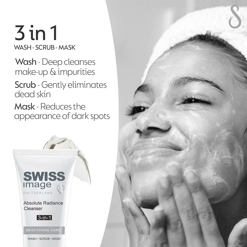 Swiss Image Brightening Care Absolute Radiance 3-In-1 Facial Cleanser For All Skin Types 100ml
