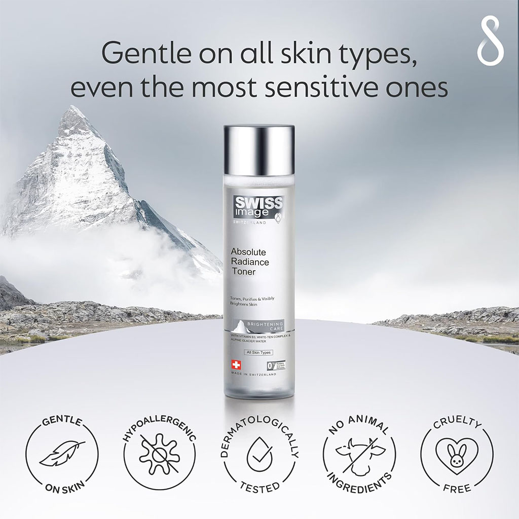 Swiss Image Brightening Care Absolute Radiance Face Toner For All Skin Types 200ml