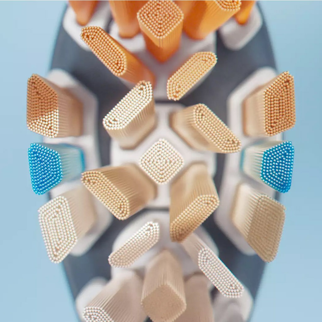 Philips Sonicare A3 Premium All-In-One Standard sonic toothbrush heads, Black Brush Heads HX9092/96, Pack of 2's