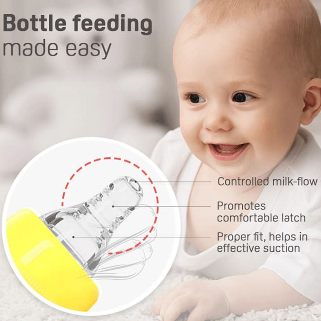 Pigeon Plastic Feeding Bottle For Babies With White Cap 120ml - Assorted KP-4