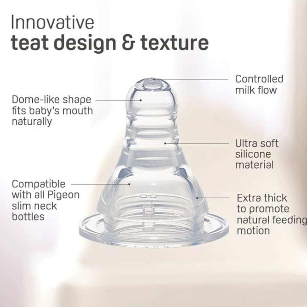 Pigeon Plastic Feeding Bottle For Babies With White Cap 120ml - Assorted KP-4