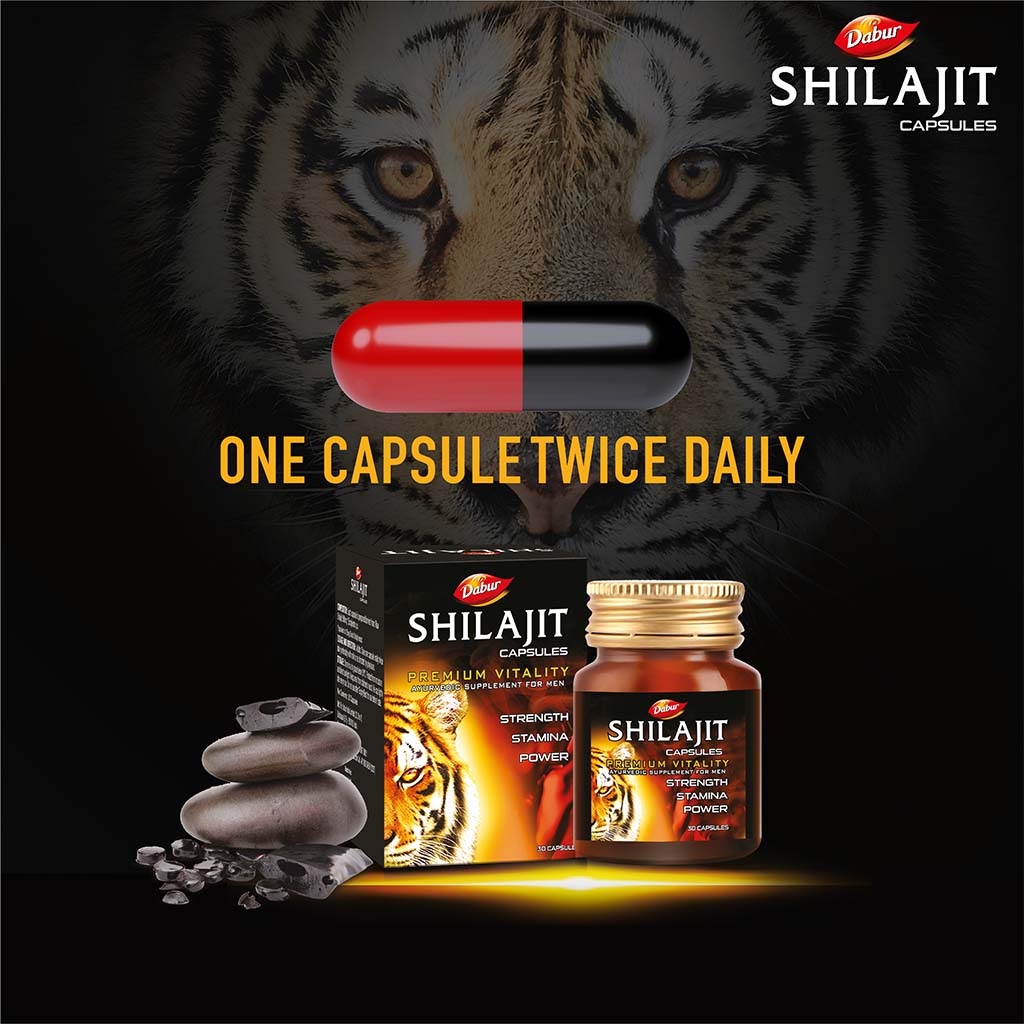 Dabur Shilajit Capsules For Vigour And Health, Pack of 30's