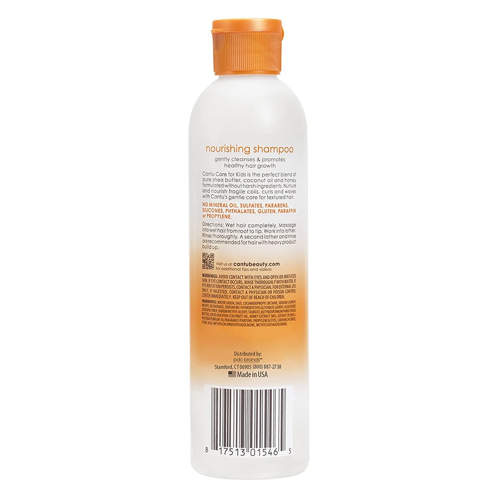 Cantu Care For Kids Paraben & Sulfate-free Nourishing Tear-free Shampoo 237ml