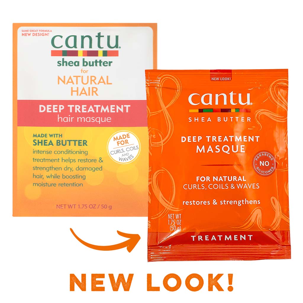 Cantu Shea Butter Deep Treatment Hair Masque For Natural Coils, Curls & Waves 50g