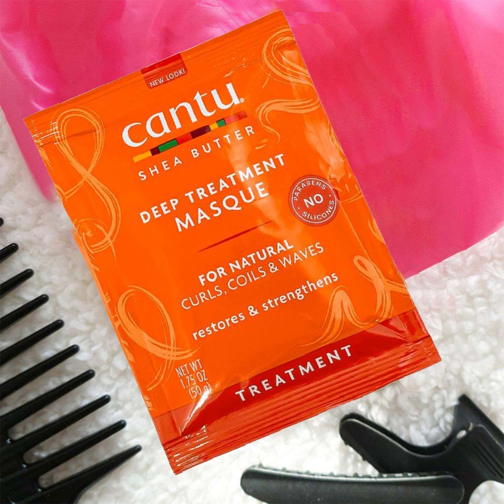 Cantu Shea Butter Deep Treatment Hair Masque For Natural Coils, Curls & Waves 50g