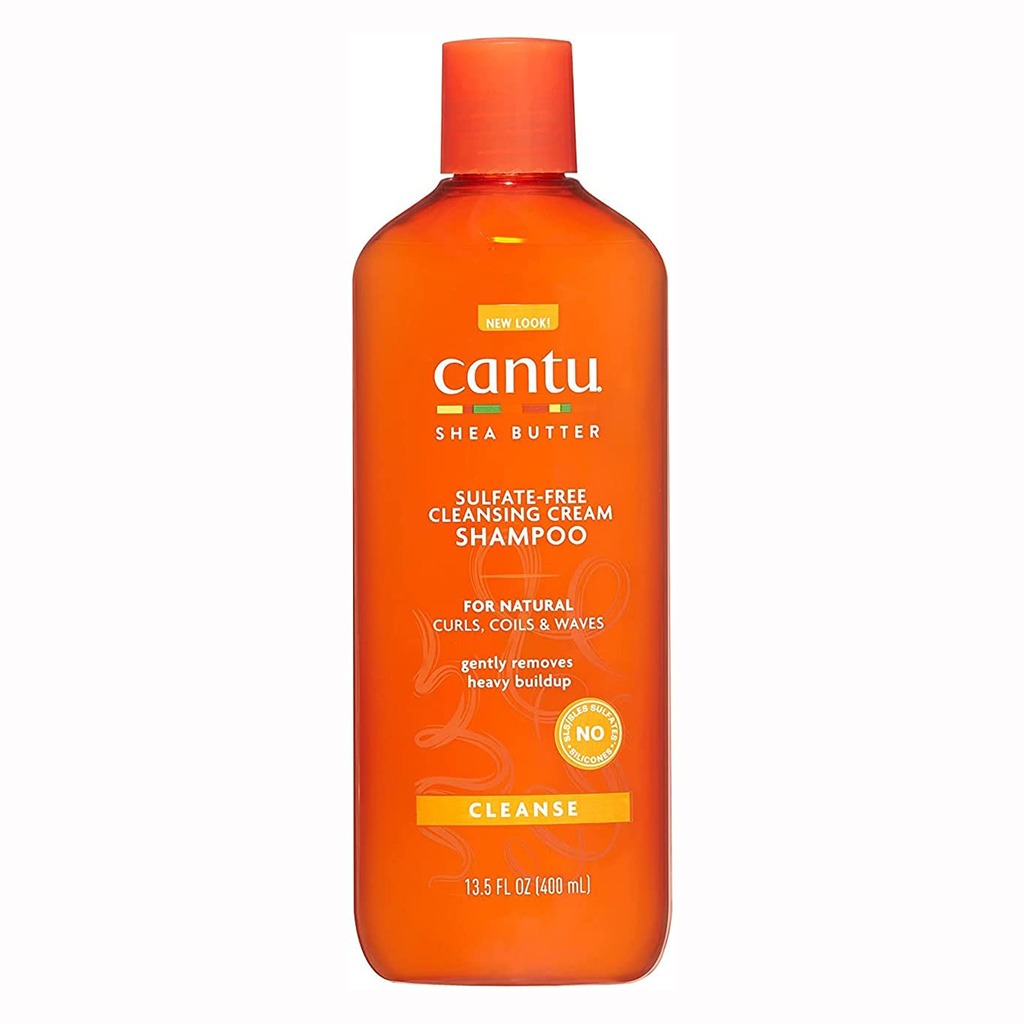 Cantu Natural Hair Sulfate Free Cleansing Cream Shampoo With Shea Butter 400ml