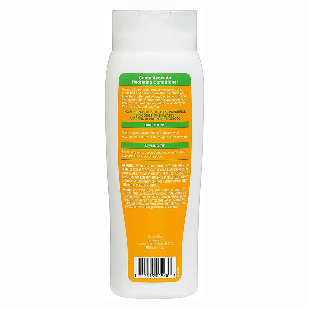 Cantu Avocado Oil & Shea Butter Hydrating Conditioner For Dry & Brittle Hair 400ml