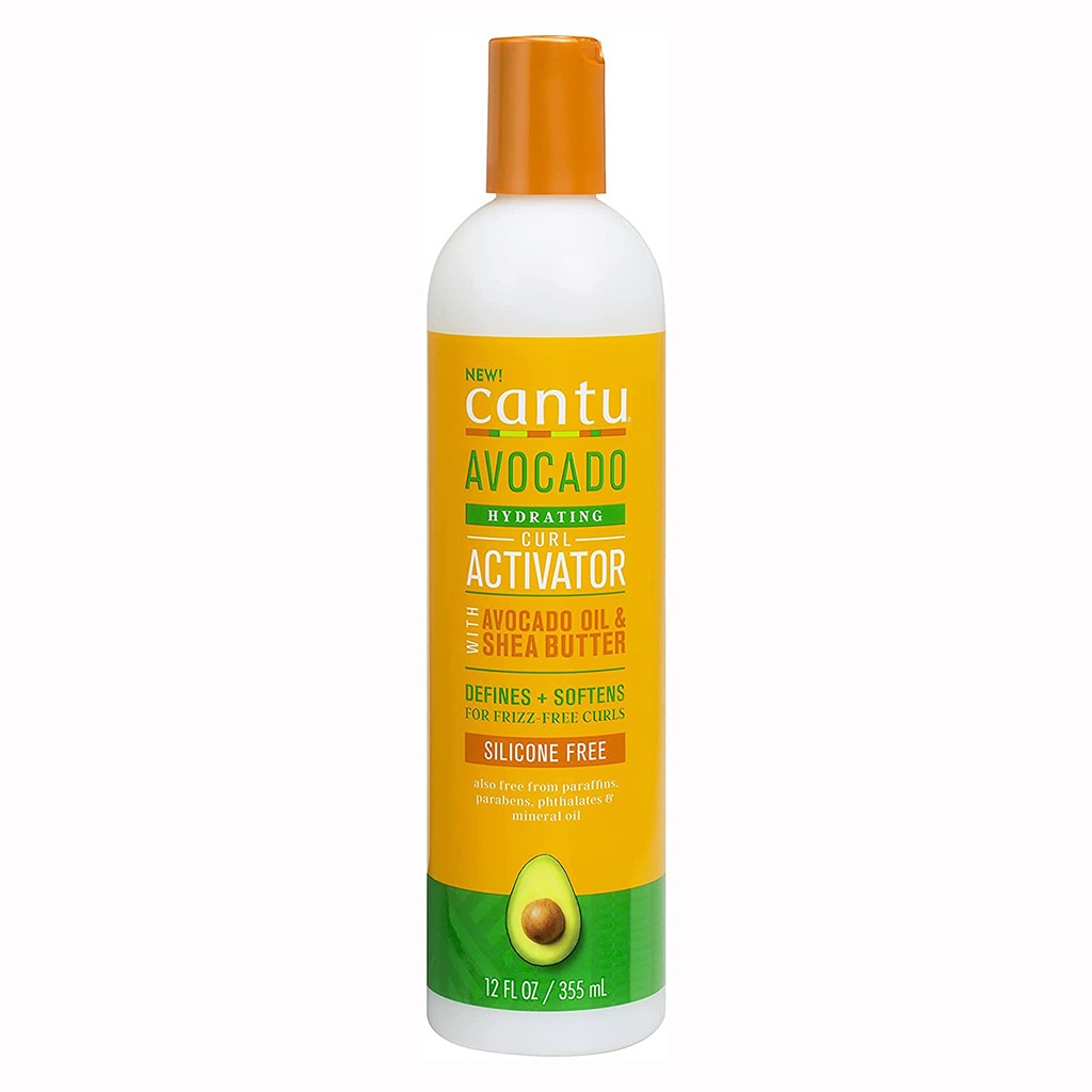 Cantu Avocado Hydrating Silicone Free Curl Activator For Frizz Free Curls 355ml