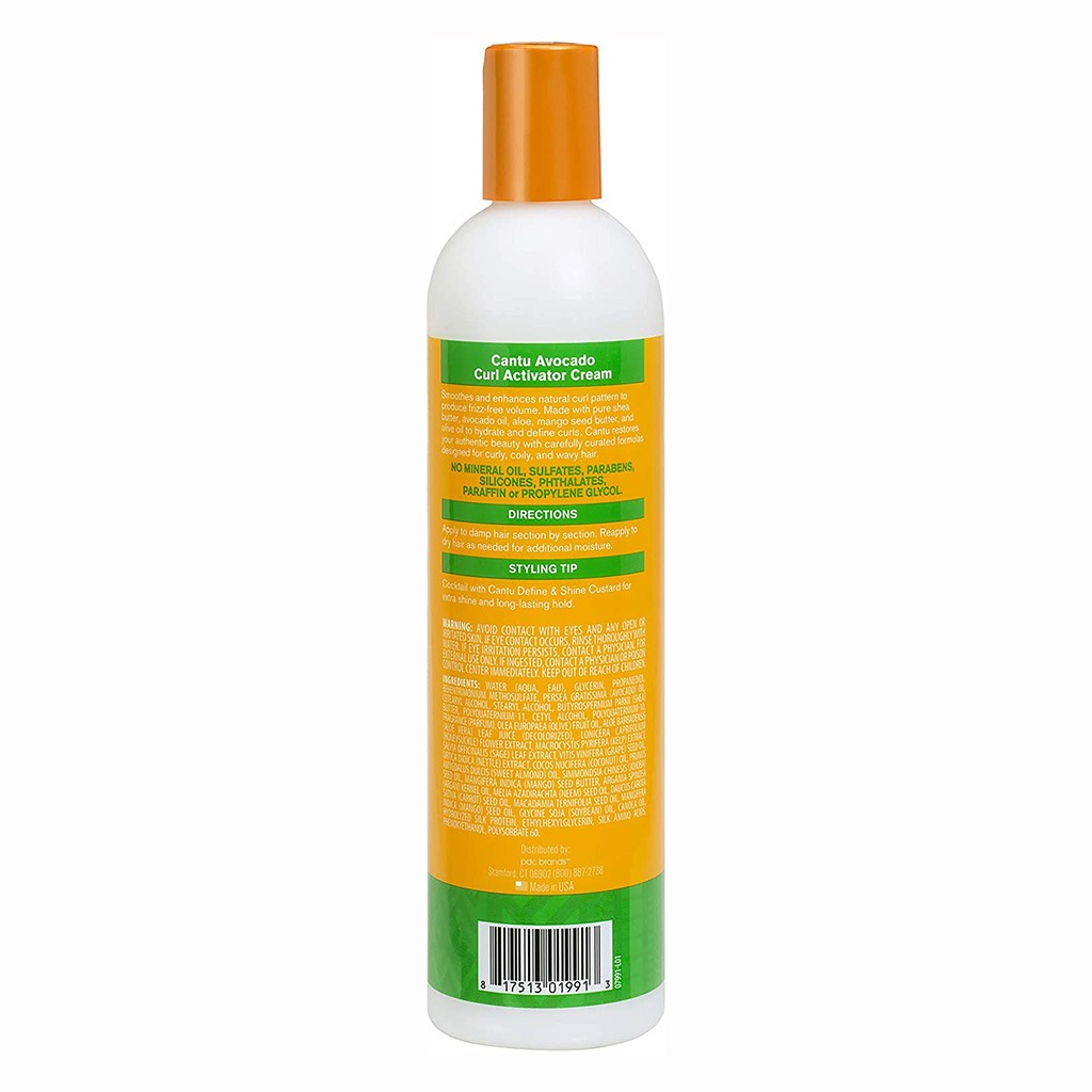 Cantu Avocado Hydrating Silicone Free Curl Activator For Frizz Free Curls 355ml
