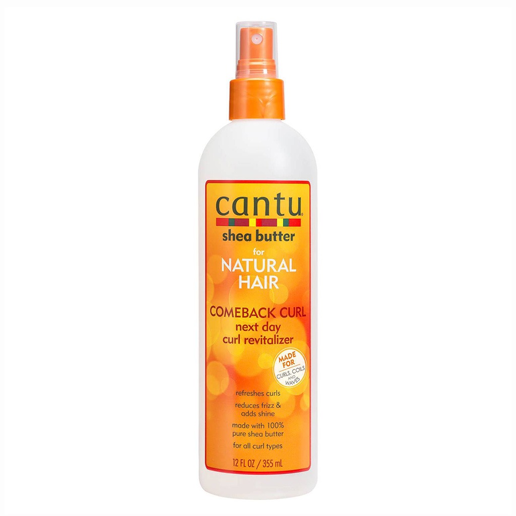 Cantu Natural Hair Comeback Curl Next Day Curl Revitalizer With Shea Butter 355ml