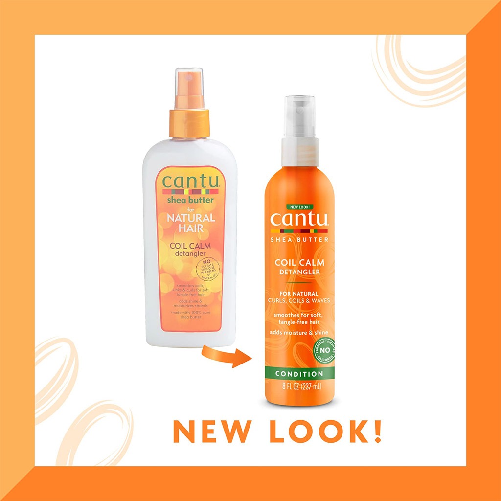 Cantu Natural Hair Coil Calm Detangler Spray With Shea Butter 237ml