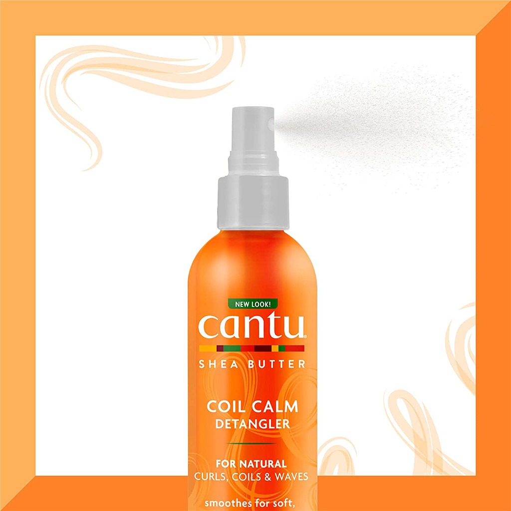 Cantu Natural Hair Coil Calm Detangler Spray With Shea Butter 237ml