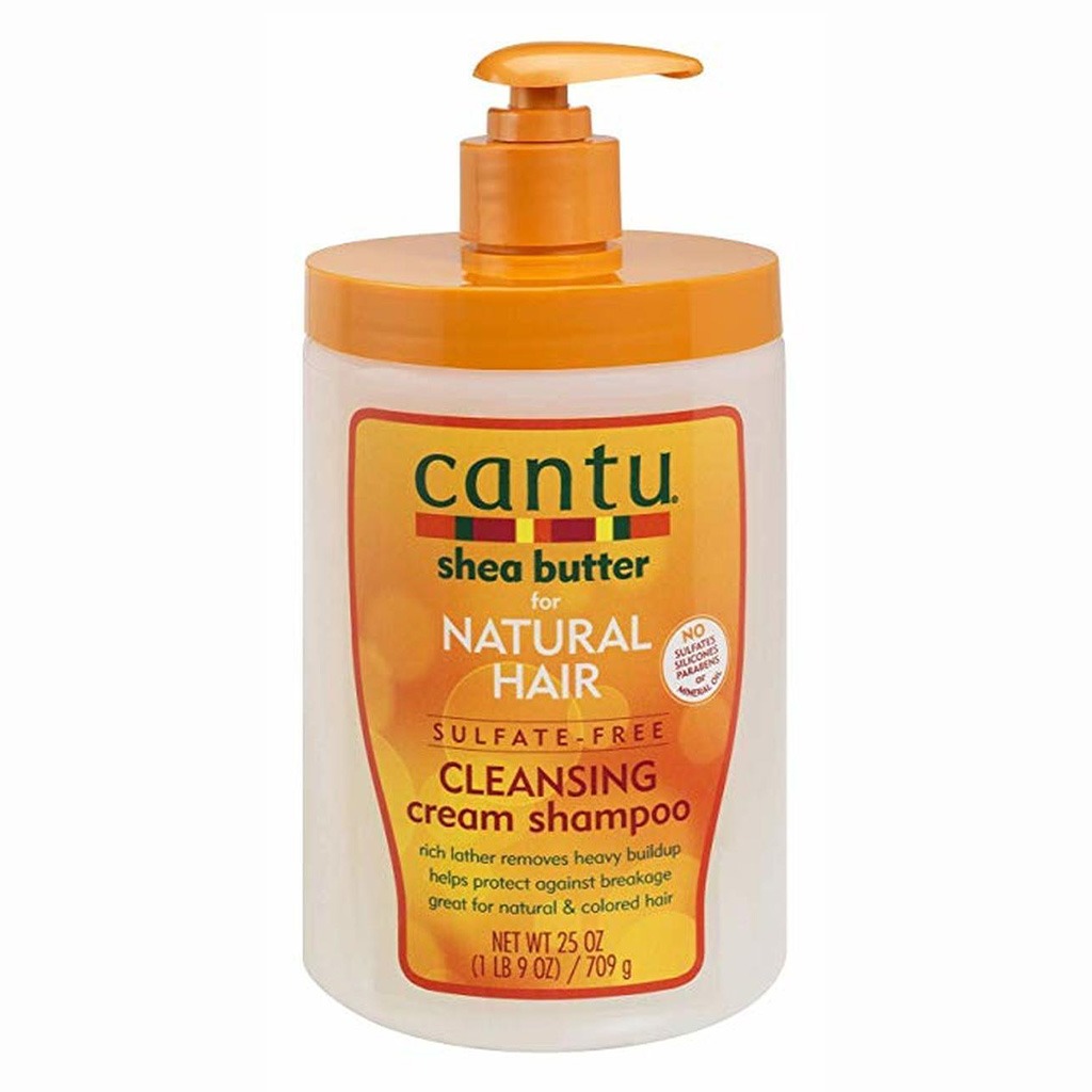 Cantu Shea Butter Sulfate & Paraben Free Cleansing Cream Shampoo For Natural Curls, Coils & Waves 709g