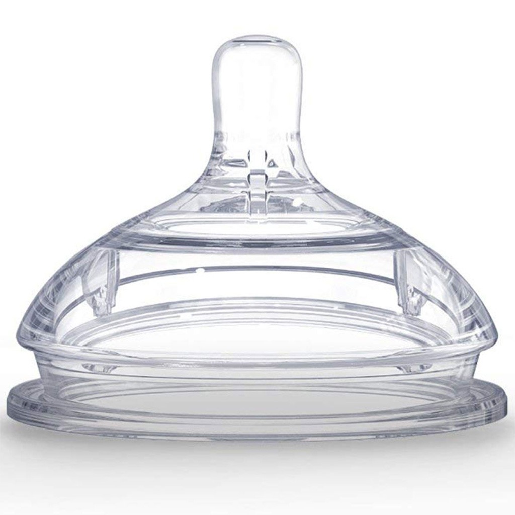 Comotomo Natural Teat Silicone Nipple Slow Flow, Pack of 2's