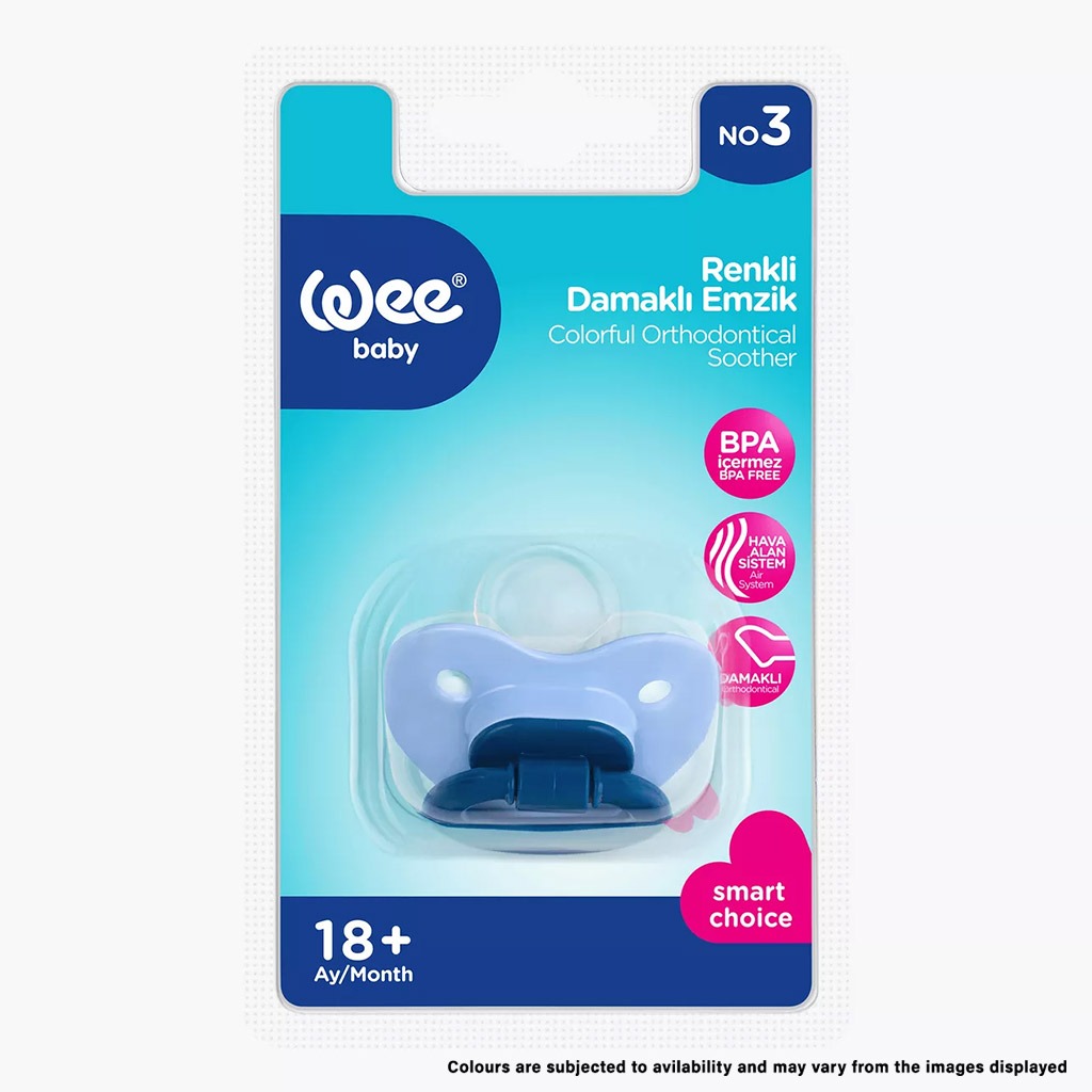 Wee Baby Opaque Body Orthodontical Soother For 18+ Months Baby, Pack of 1's