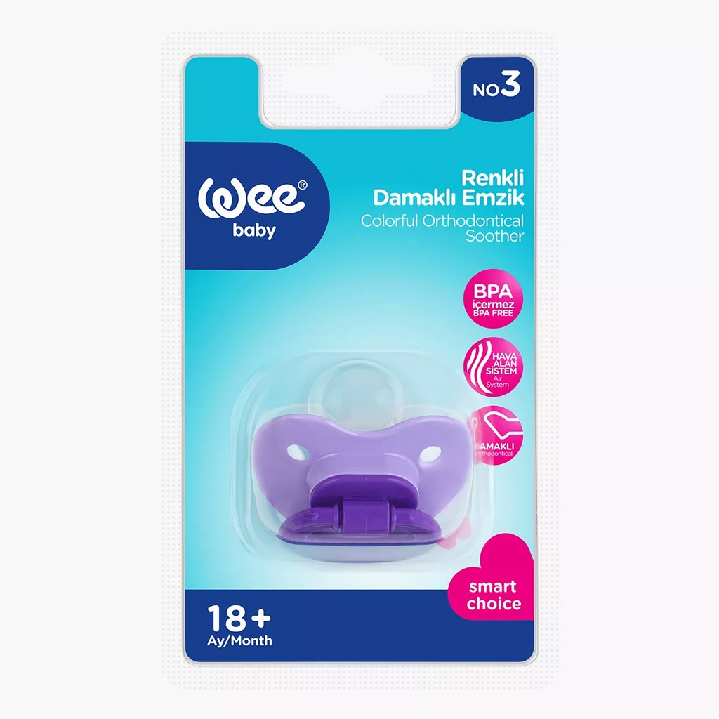 Wee Baby Opaque Body Orthodontical Soother For 18+ Months Baby, Pack of 1's