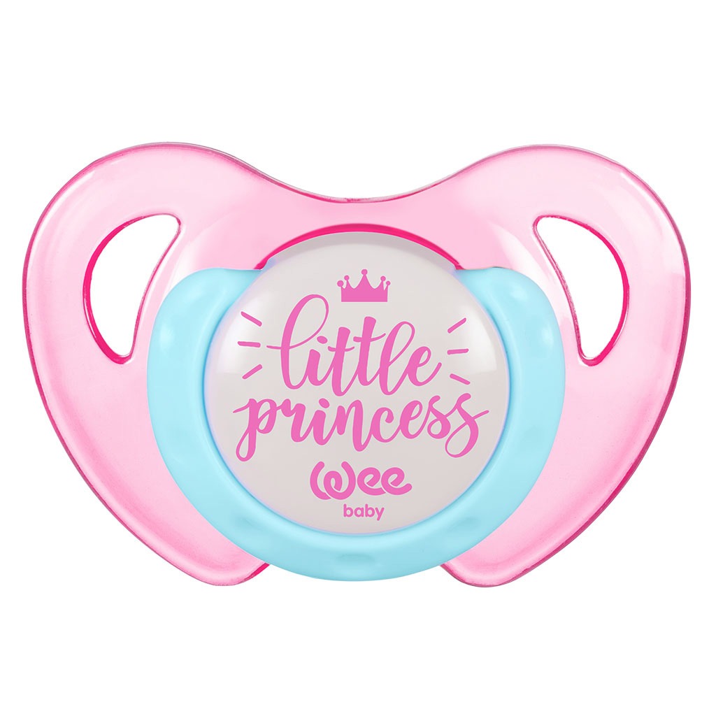 Wee Baby Patterned Tritan Butterfly Soother For 18+ Months Baby, Assorted Pack of 1's