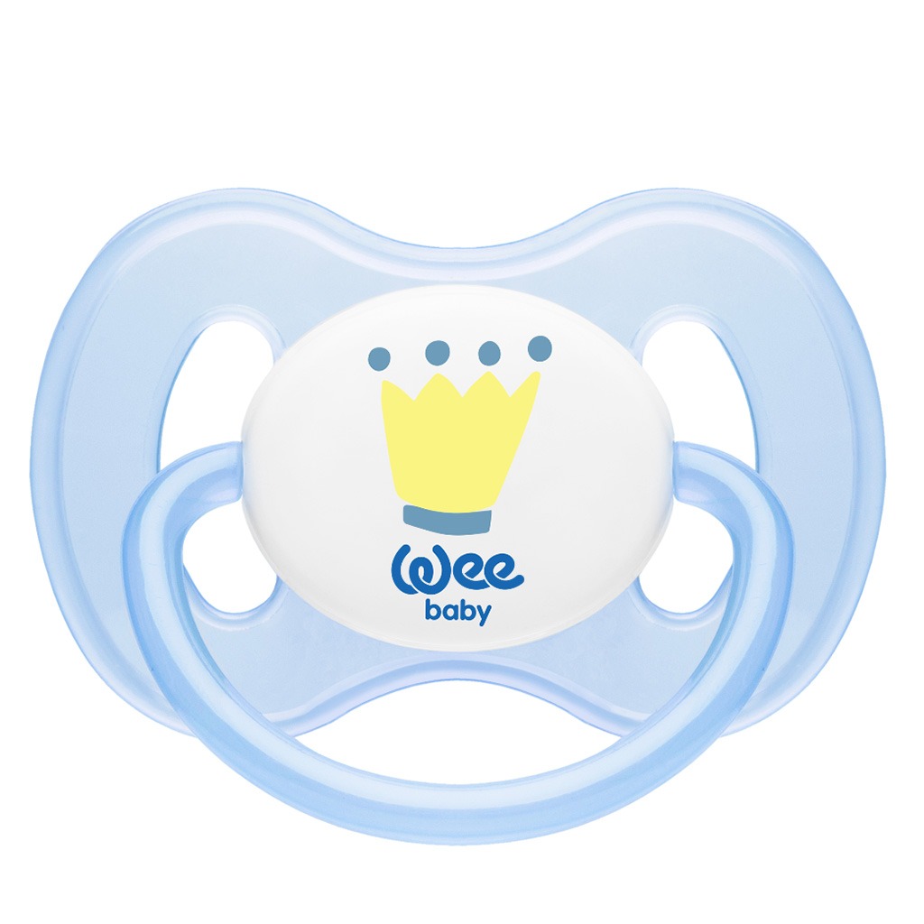 Wee Baby Assorted Butterfly Orthodontic Teat Soother For 6-18 Months Baby, Pack of 1's