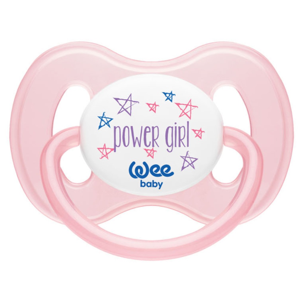 Wee Baby Assorted Butterfly Orthodontic Teat Soother For 6-18 Months Baby, Pack of 1's