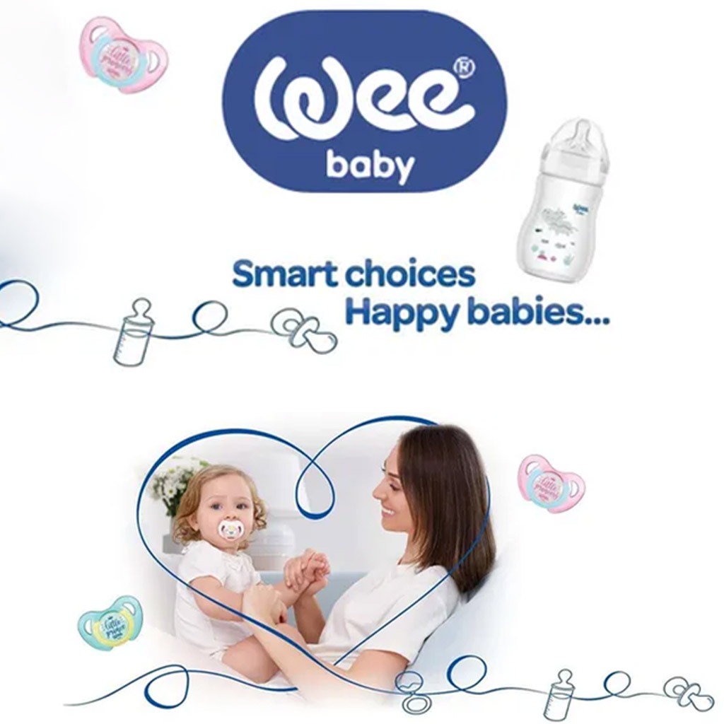 Wee Baby 2-Functions Cup Tip Or Teat 30ml Mini PP Sippy Bottle Set