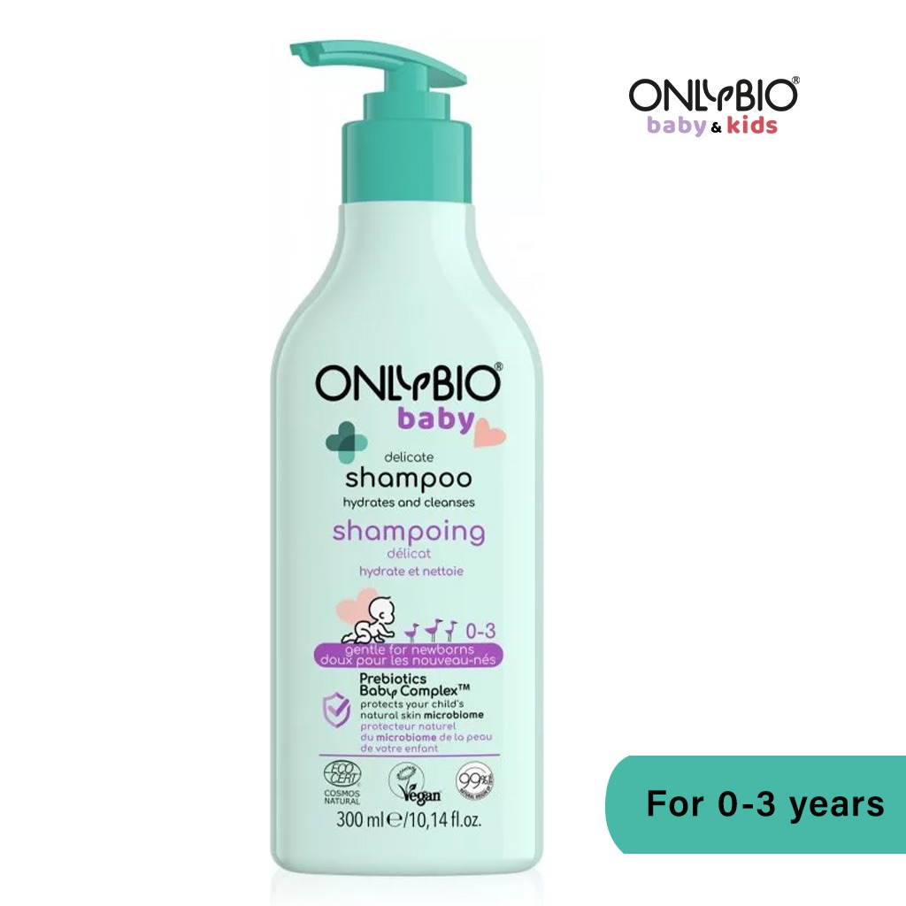 OnlyBio Baby Delicate Shampoo For Newborn With Prebiotics Baby Complex 300ml