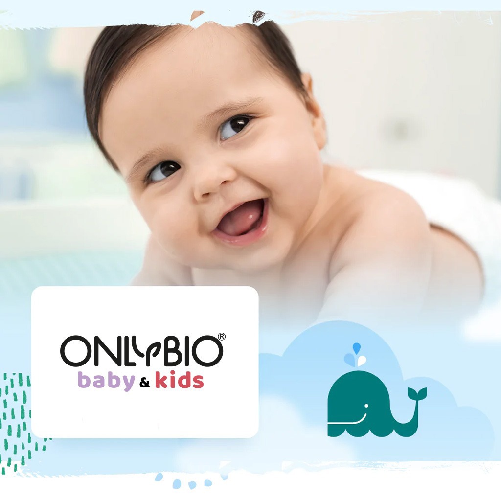 OnlyBio Baby Hypoallergenic Bubble Bath For Newborn With Prebiotics Baby Complex 500ml