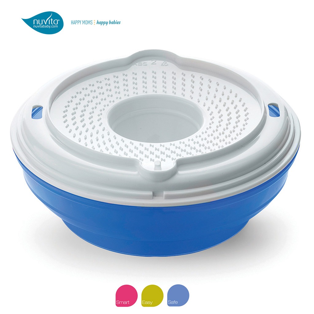 Nuvita Pappafacile 4-In-1 Multi-Use Food Processor Set - Blue