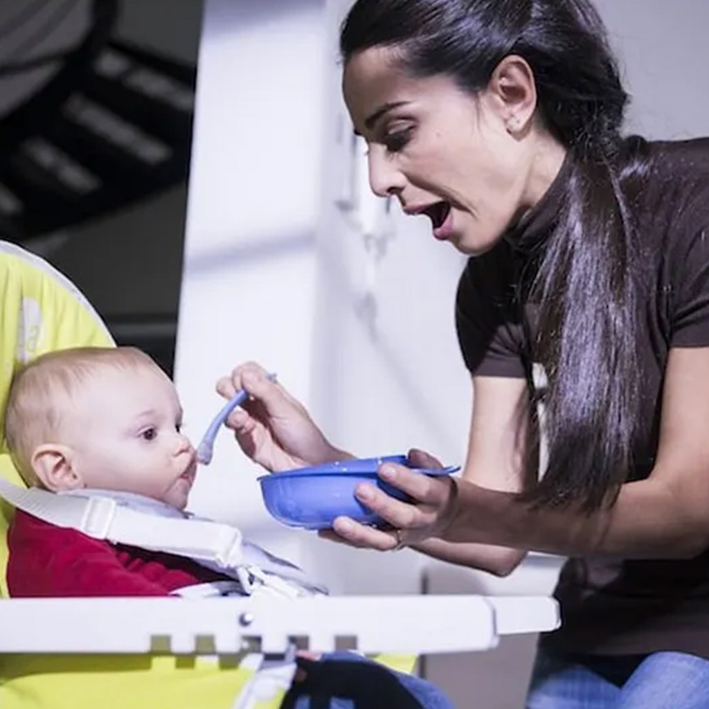 Nuvita Easy Eating Weaning Bowls For Baby - Blue, Pack of 2's