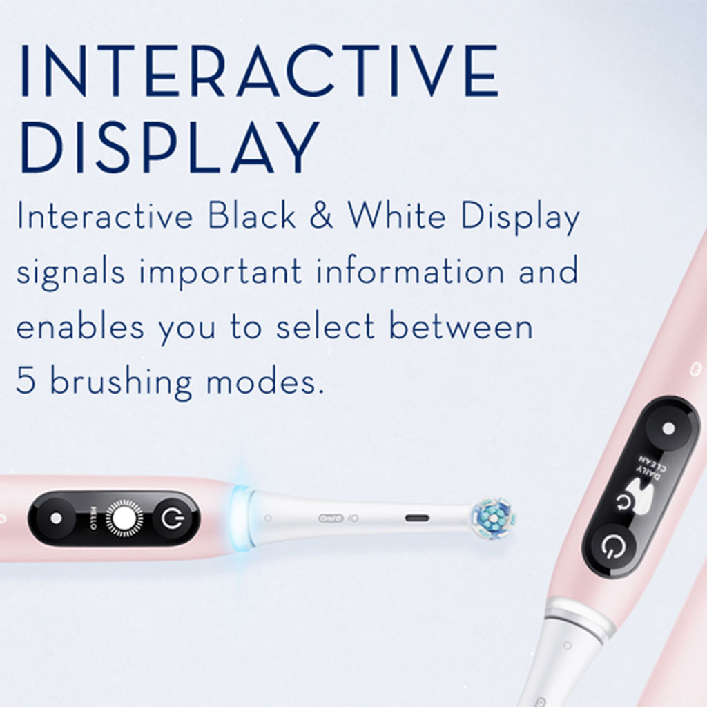 Braun Oral-B iO6 Series Artificial Intelligence Electric Toothbrush - Pink