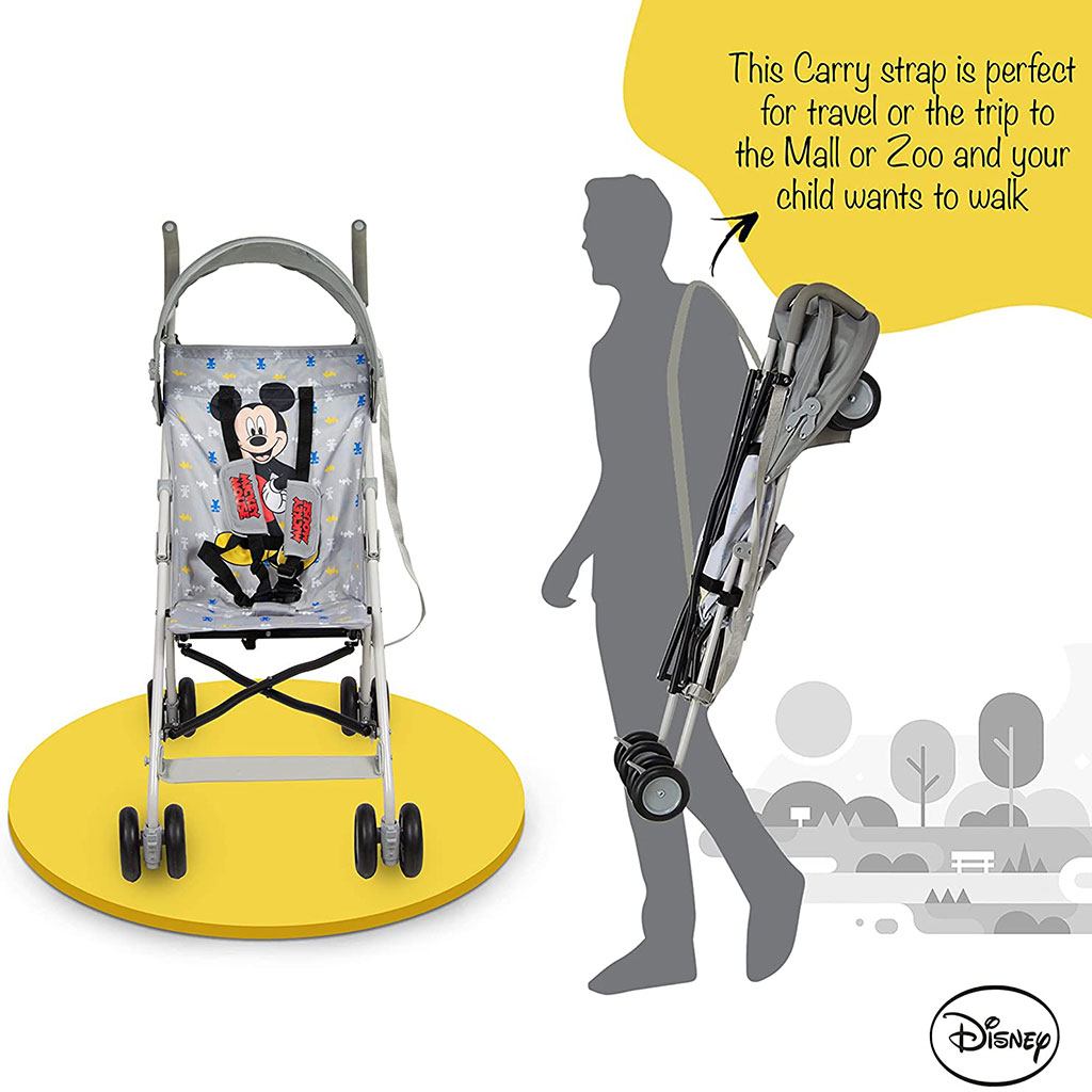 Disney Mickey Mouse Lightweight Buggy Stroller - B801FT