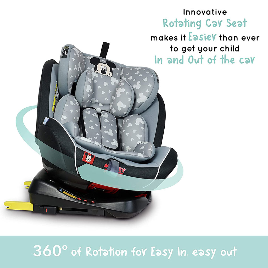 Disney Mickey Mouse 4-In-1 Car Seat For Baby/Kids Up to 36Kg -YC06 Mickey - B