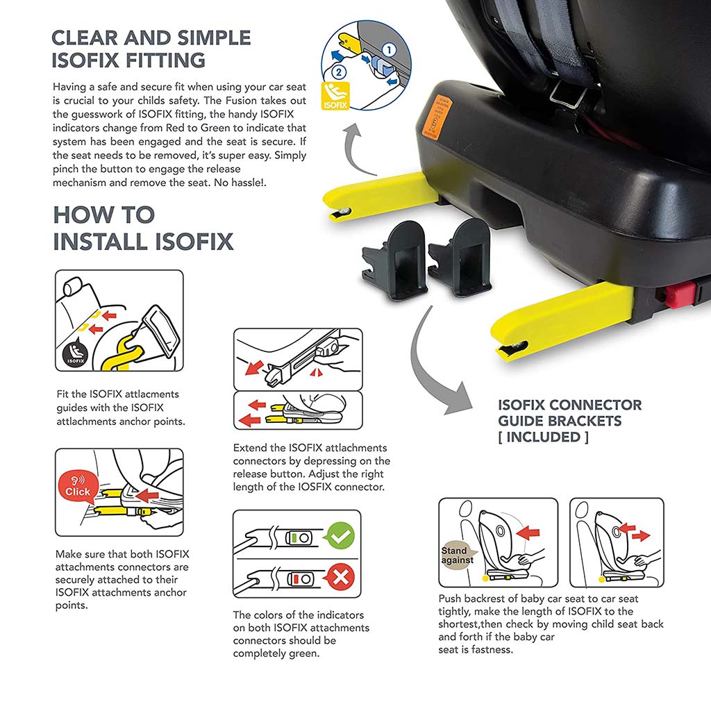 Disney Mickey Mouse 4-In-1 Car Seat For Baby/Kids Up to 36Kg -YC06 Mickey - B