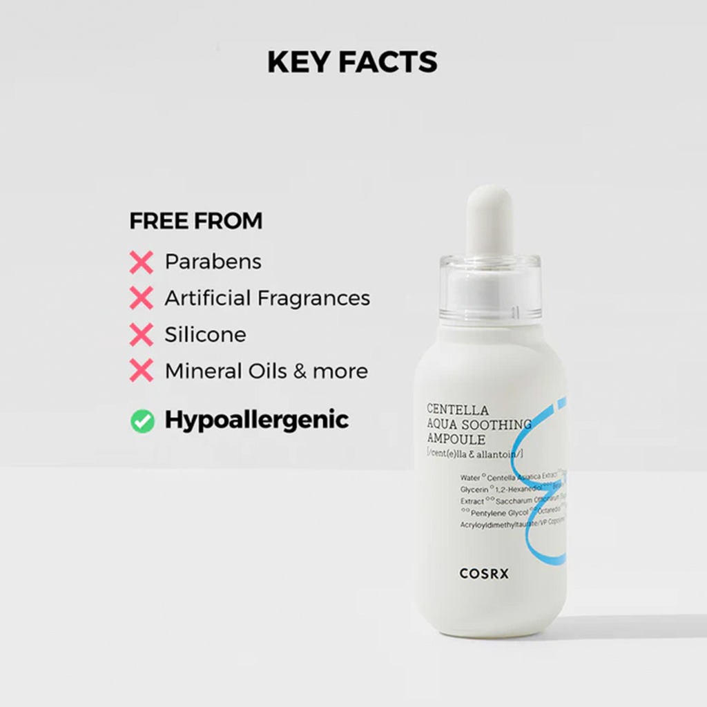 Cosrx Hydrium Centella Aqua Soothing Ampoule for redness 40ml