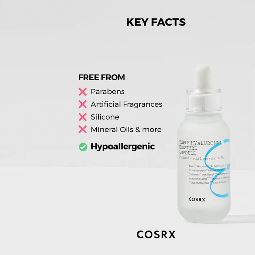 Cosrx Hydrium Triple Hyaluronic Moisture Ampoule 40ml