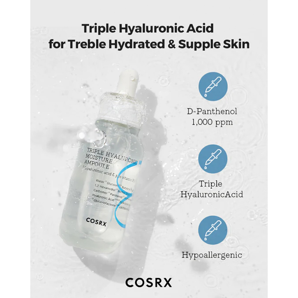 Cosrx Hydrium Triple Hyaluronic Moisture Ampoule 40ml